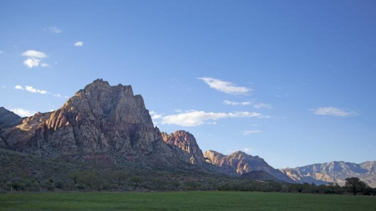 mountains at Spring Mountain Ranch